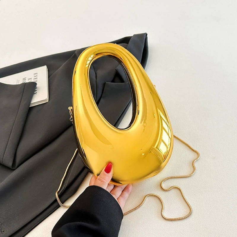 Acrylic transparent shoulder bag Versatile cross body wallet fashionable womens evening 240910