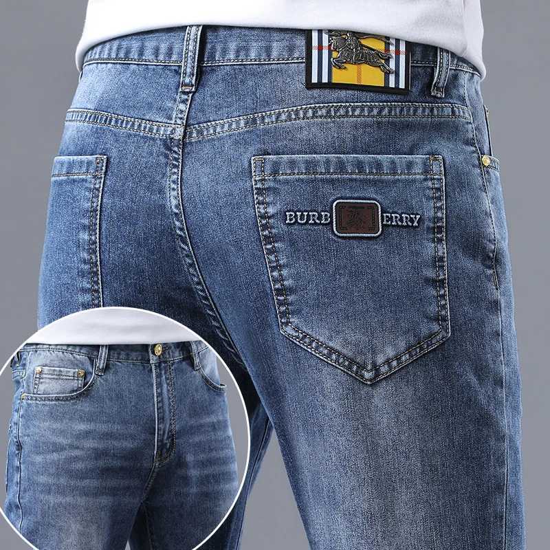 2024 new Korean lightweight luxury high-end personalized printed ultra-thin mens casual pants W240912