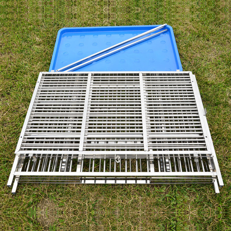 Custom Size 36" Pet Cage Wholesale Black Stainless Steel Dog Cages