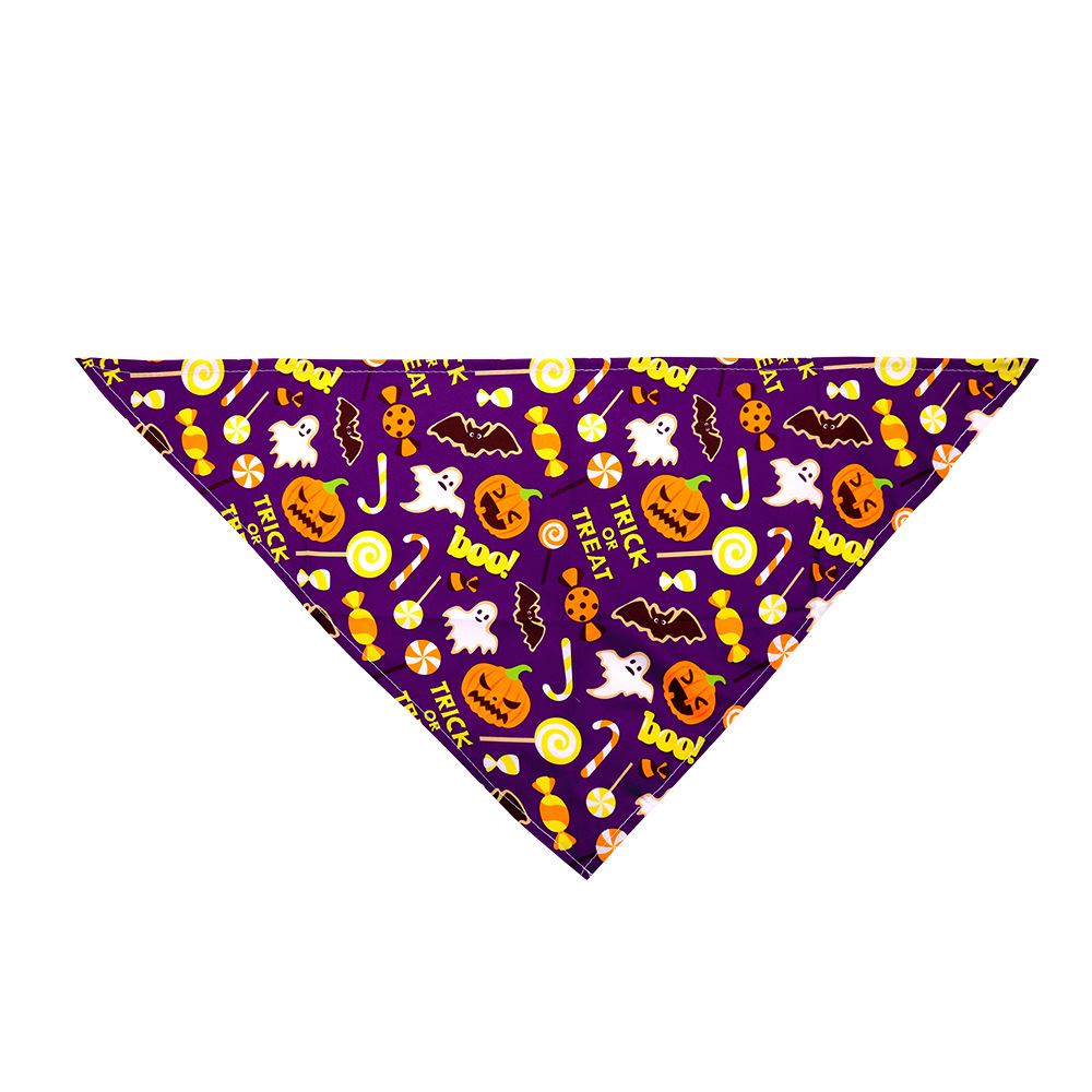 Pet bandana, Halloween pet accessory, suitable for both dogs and cats, perfect for the festival.