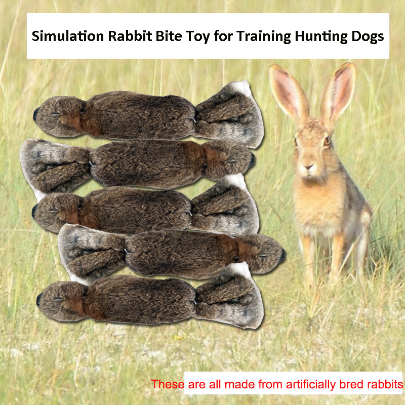 Hunting Dog Biting Toys Simulation Rabbit Interactive Dog Sound Toy for Whippet /Gree/Greyhound/Hound Training Tools Pet Supply