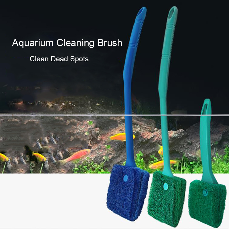 Cleaning Brush Plastic Sponge Aquarium Glass Algae Cleaner Glass Plant Aquarium Fish Tank Aquarium Accessories