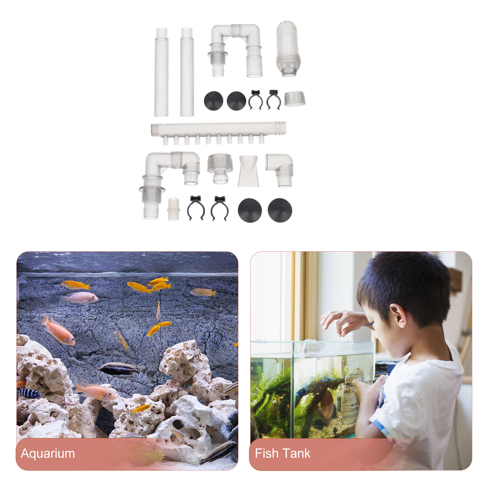 Plumbing Fittings Aquarium Accessories Canister Filter Tube Fish Tanks Shrimp Dispenser Hose for Outflow Water Pipe