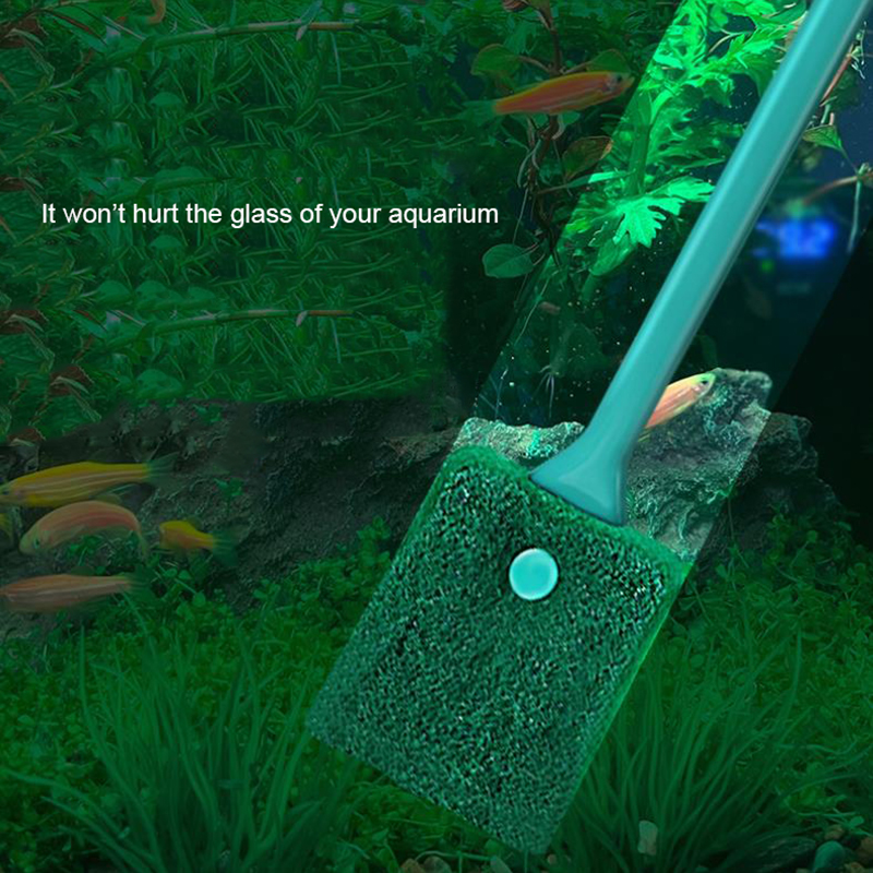 Cleaning Brush Plastic Sponge Aquarium Glass Algae Cleaner Glass Plant Aquarium Fish Tank Aquarium Accessories