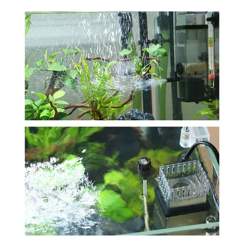 Oil Film Remover Fish Tank Aquarium Filter Surface Skimmer Water Air Oxygen Adjustable Water Pump Oxygenation Pump Filter Sponge