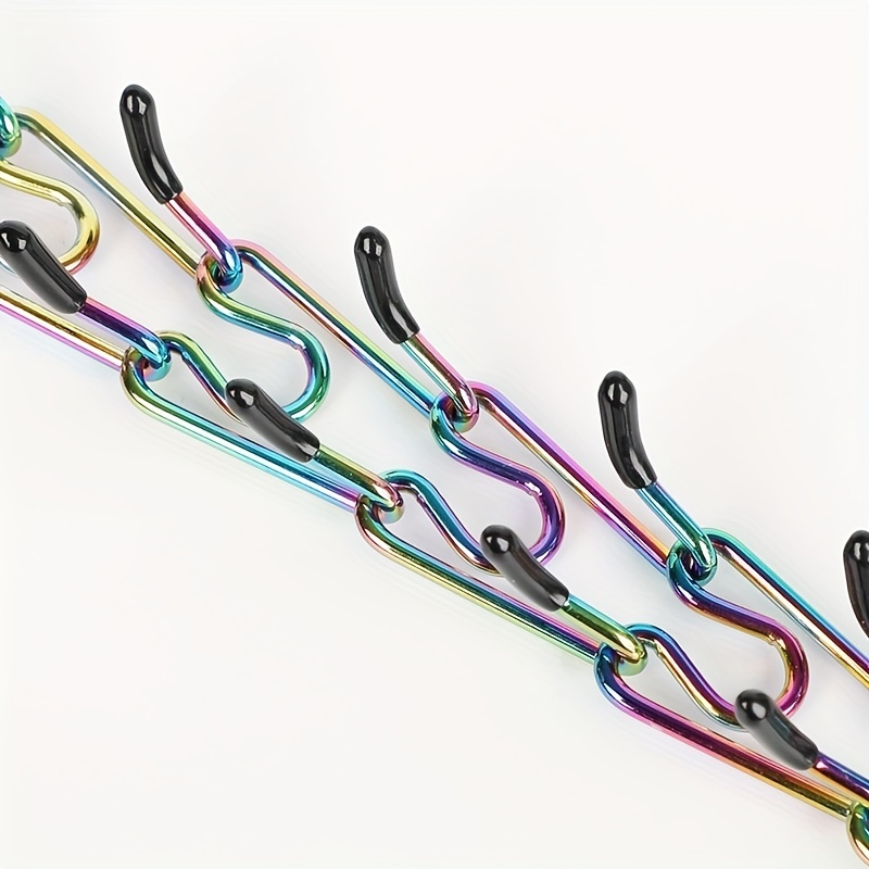 Metal Dog Prong Pinch Training Collar Adjustable Correction Pinch Collar with Comfort Rubber Tips