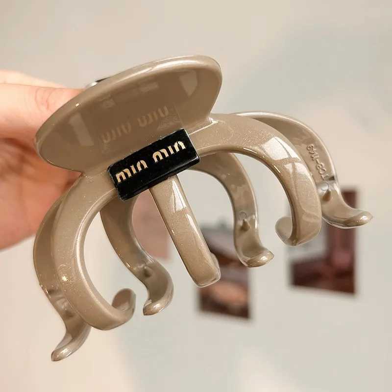 Large Crab Hair Claw Clips Women Girls Plastic Acrylic Ponytail Holder Hair Clamps Barrettes Hairpins Hair Accessories FashionX240912
