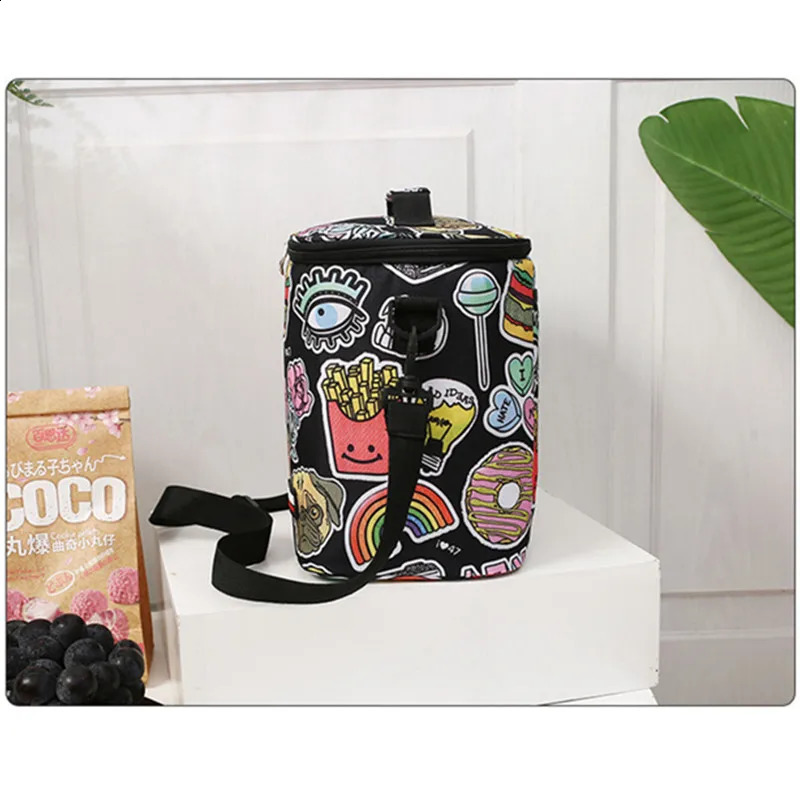 bag picnic lunch box outdoor travel storage portable cooler for food hiking insulated camping supplies 240910