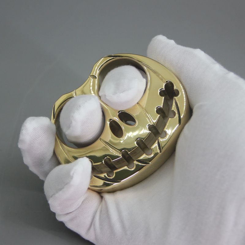 Thickened Mini Pumpkin Brass Knuckle Duster EDC Decoration