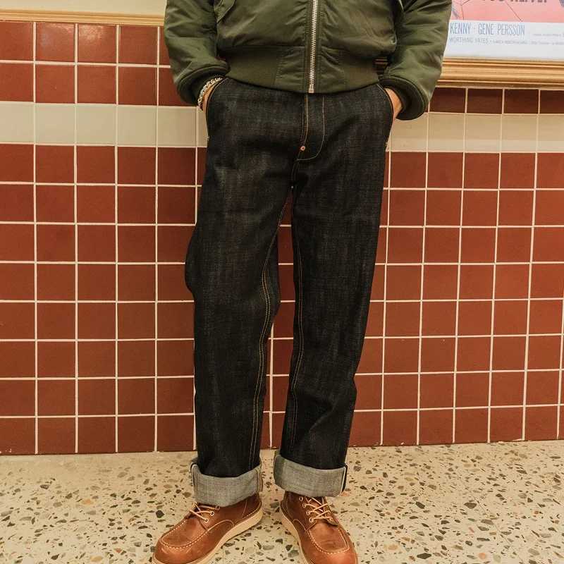 Red Tornado 18oz Selvedge Denim Jeans Loose Straight Fit Heavyweight Raw Denim Pants M240912
