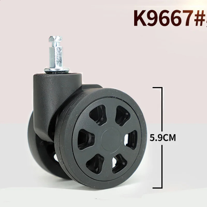 Luggage universal wheel accessories handcart box pulley silent wheel replacement password box caster luggage compartment 240907