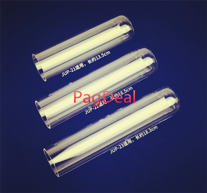 Replacement Spare Glass tube UV Quartz Sleeve Cove Sunsun Grech HW-3000 HW-5000 JUP-21 JUP-22 JUP-23 UVC Pond Filter Lamp Shade