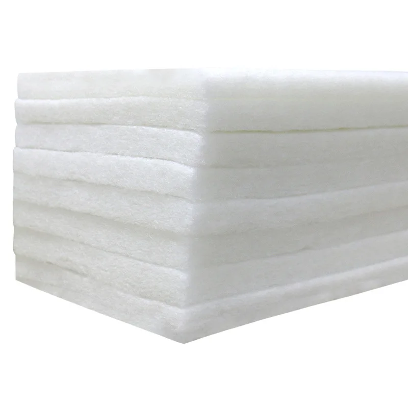 Aquarium Accessories Reusable Filter Sponge Cotton Filter Pad Pond Fish Tank Skimmer Foam White Aquarium Filter Media