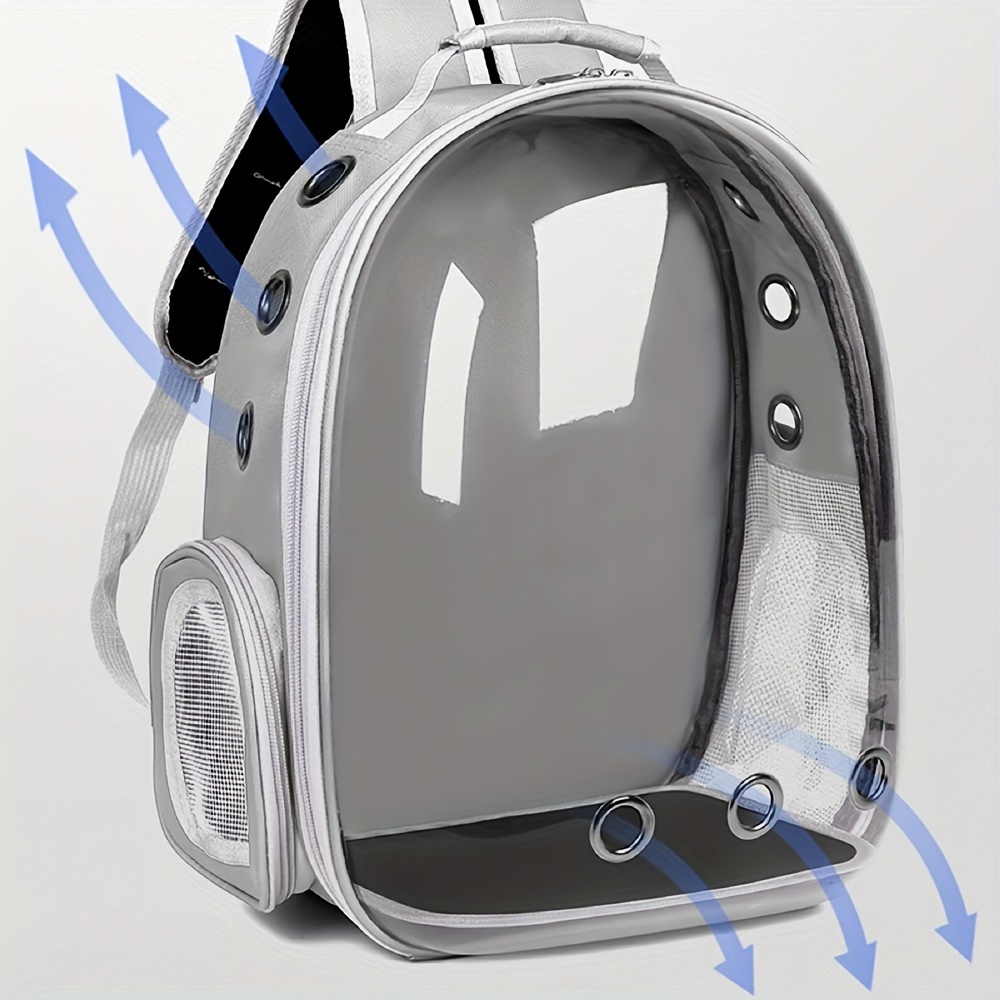 Cat Bag Pet Backpack Breathable Portable Fully Transparent Space Capsule For Small Animals Puppy Air Approved Outdoor Travel Bag