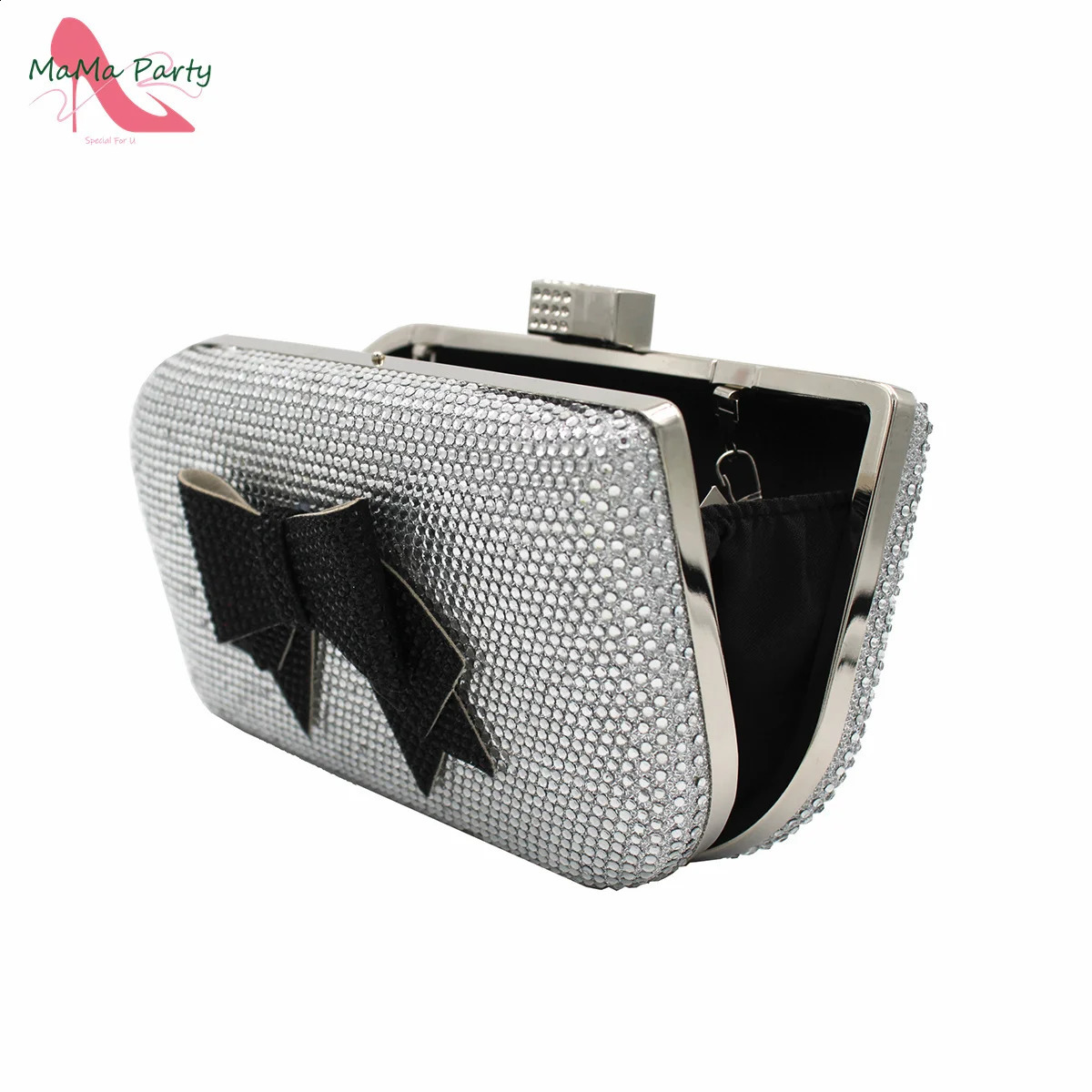 2025 new Sier Color Arrivals Nigerian Women Shoes and Bag to Match High Quality Pointed Toe with Appliques for Wedding Party 240906