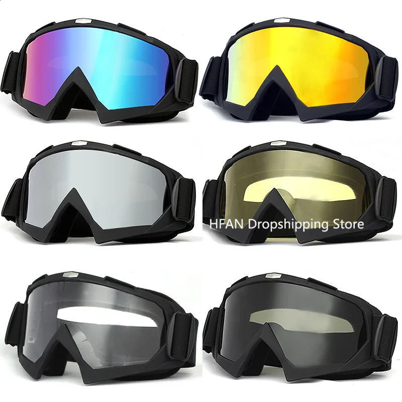 Skiing Goggles Windproof Cycling Motorcycle Goggles Winter Anti-Fog Snowboard Ski Glasses Ski Mask Tactical Goggle Sunglasses 240911