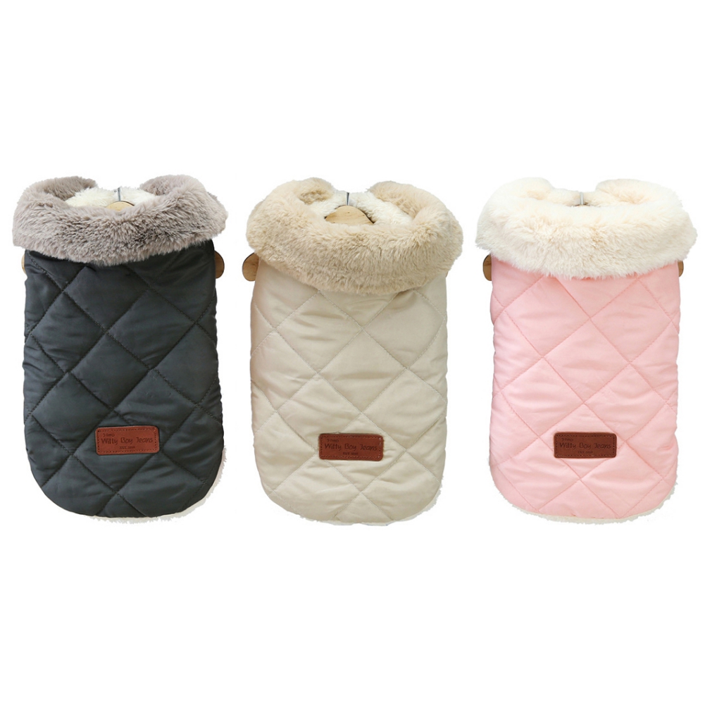 Padded Winter Puppy Dog Coat Windproof Warm Pet Clothing Chihuahua Jacket Christmas Puppies Costume For Small Medium Large Dogs