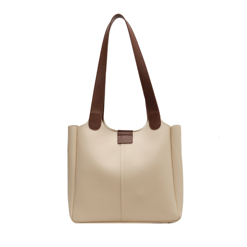 New Fashion Korean Handbag - hot Trendy Texture Wide Strap Large Capacity Tote Bag
