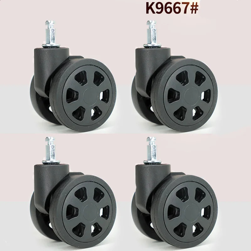 Luggage universal wheel accessories handcart box pulley silent wheel replacement password box caster luggage compartment 240907