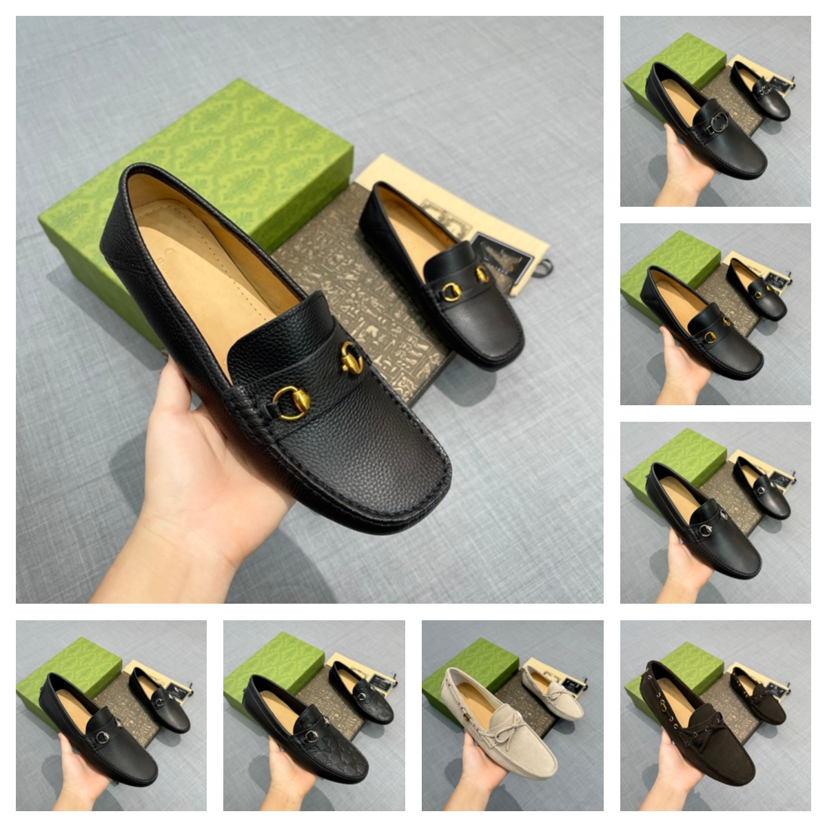 Minister Derby Shoes Designers Major Loafers Men Leather Dress Shoe Fashion Driver Party Black Laofer Dress shoes Size 38-46