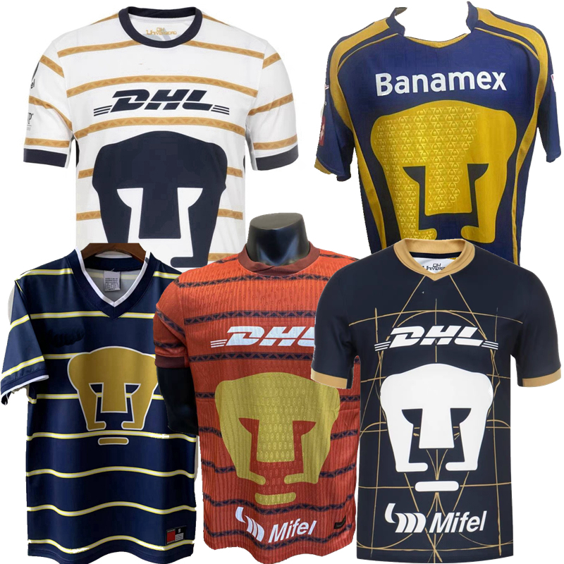 Retro 1997 98 2008 09 DANI ALVES J.I.DINENNO UNAM PUM Soccer Jerseys Liga MX 2024 2025 FUNES MORI CAICEDO RIVAS HUERTA QUISPE DUARTE PUSSETTO football men kids shirt