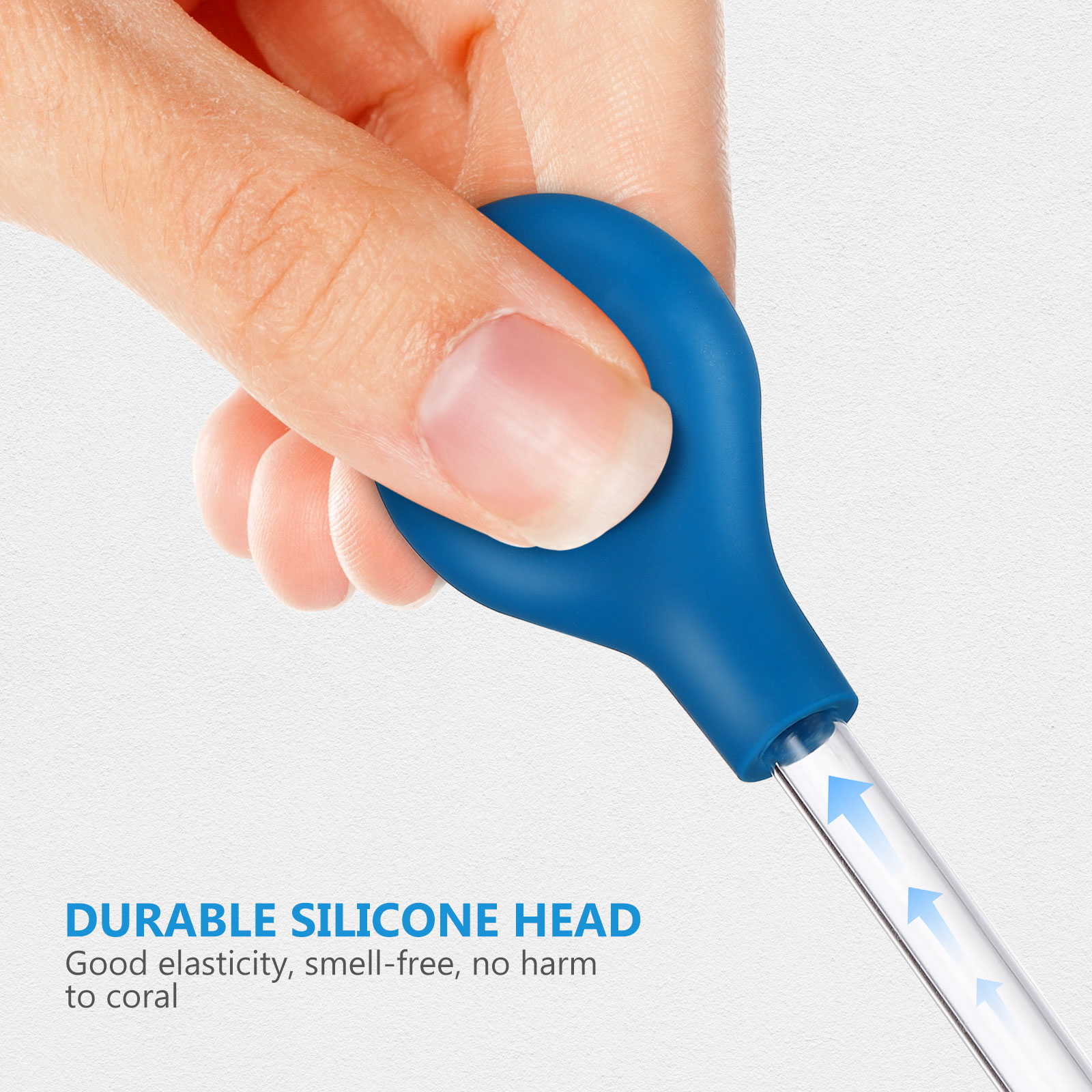 Fish Tank Light Coral Feeder Bowl Feeding Tube Syringe Long Pipette for Dispensing