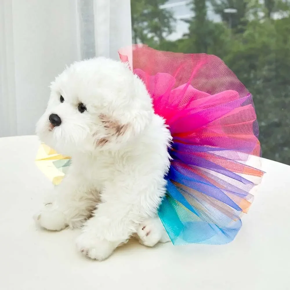 Fashion Tutu Dress Teddy Schnauzer Puppy Pet Costume Apparel Dog Dress Dog Skirts Pet Supplies Puppy Clothes Dog Clothes