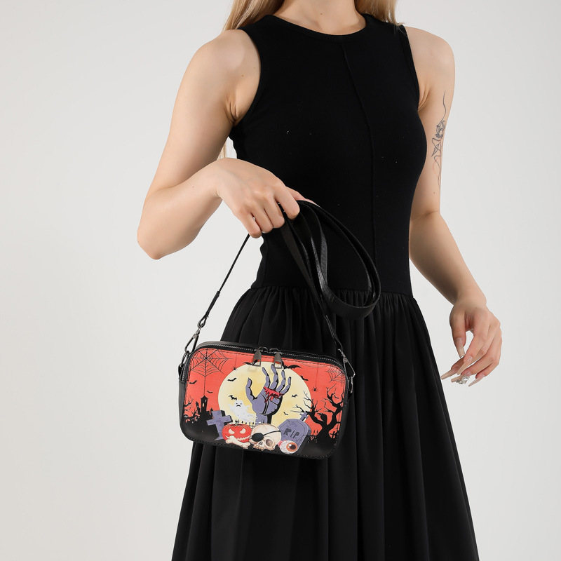 2025 Designer Women Men 3 Halloween Shoulder Bags Handbag Purses Kids Candy Bag Gifts Outdoor Indoor Party Decoration