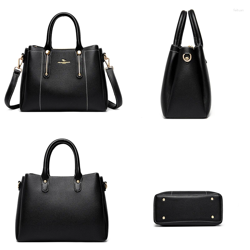 Free Shipping Shoulder Bags Purses And Handbags High Quality Leather Handbag Fashion Shopper For Women 2024 Ladies Tote