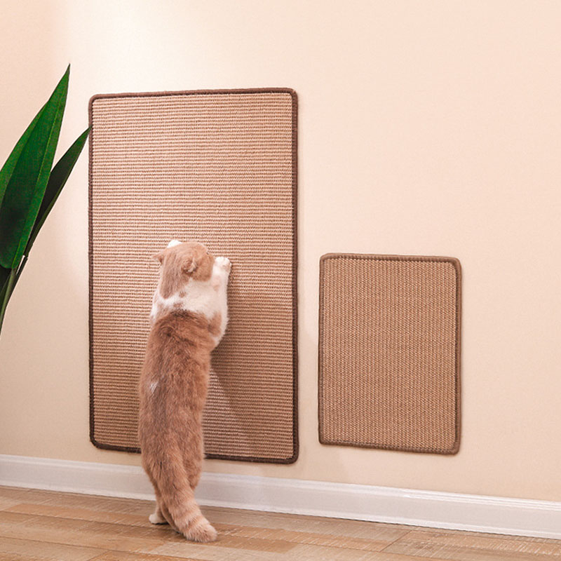 Cat Scratcher Sisal Mat Protecting Sofas Grinding Claws Pet Anti-Slip Sleeping Mat Furniture Protector Cat Accessories