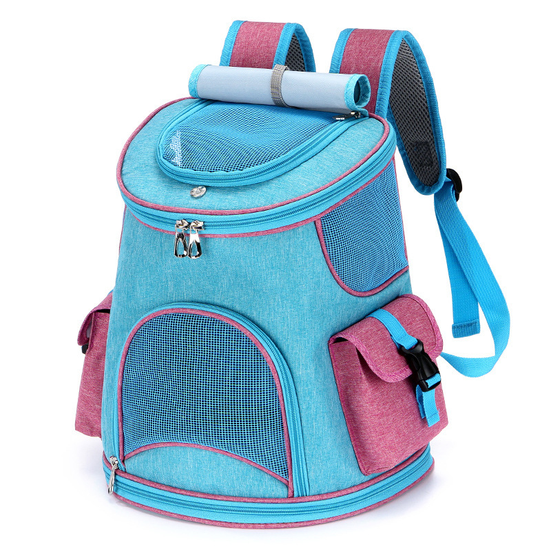 Halloween New pet backpack for dogs to go out portable folding pet bag for cats chest bag with double-sided side pockets cat bag