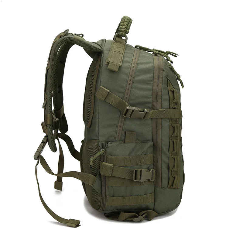Mens Military Tactical Backpack Outdoor Waterproof Camping Hunting Hiking Sports Bag Soft Back Large Capacity Military Molle Rucksack 241008