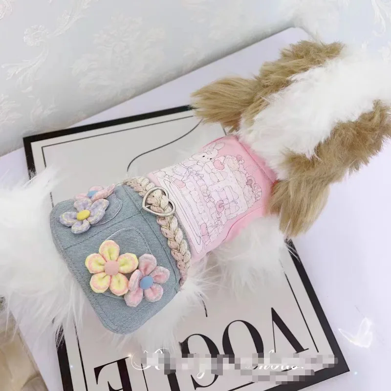 wer Dresses Dog Clothes Fashion Puppy Clothing Dogs Super Skirt Small Cute Chihuahua Print Summer Pet Accessories