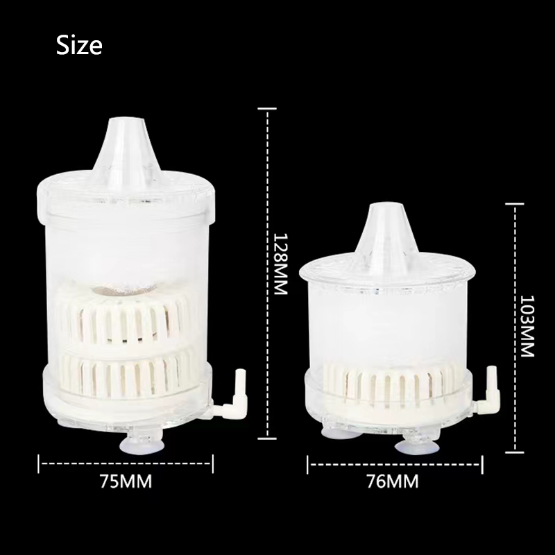 Double Aquarium Filter Fish Tank Shrimp Pond Air Pump Biochemical Sponge Filter Bio Sponge Filters Aquarium Filtration Material
