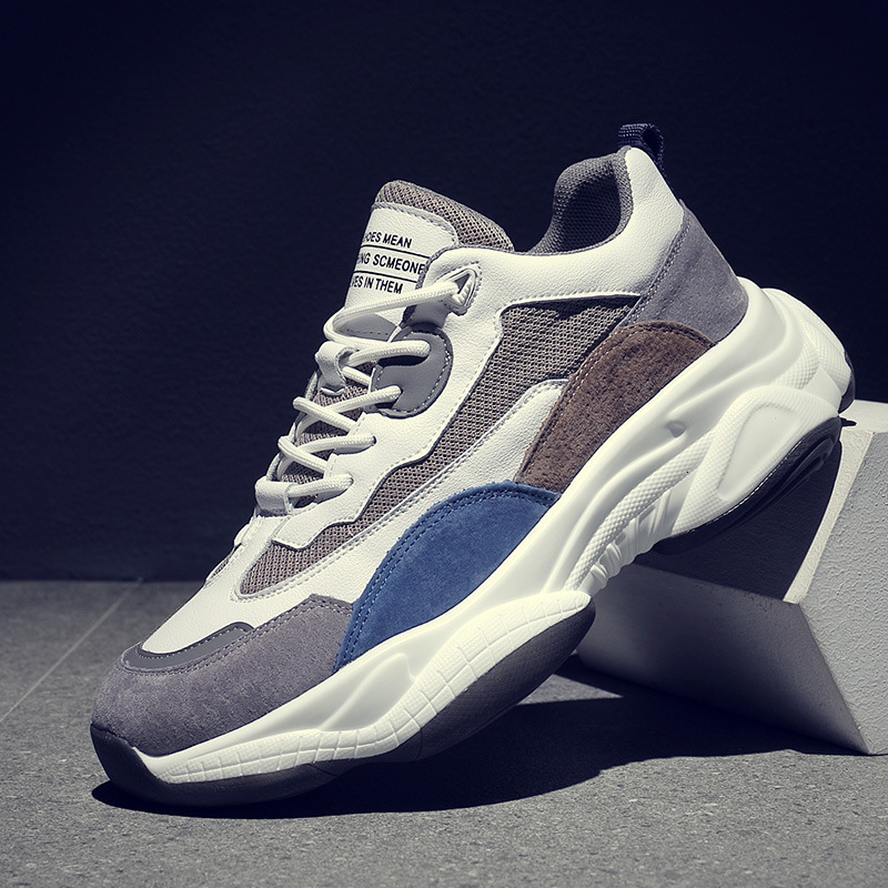 Ddmybear Couple's 2024 New Versatile Casual Instagram Red Super Hot Color Contrast Increase Thick Sole Sports Dad Shoes Chinese Brand Shoes F912-