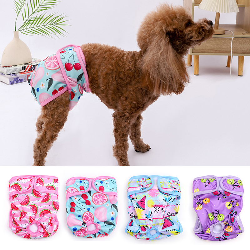 Adjustable Dog Diapers Washable Physiological Pant Male for Dog Safety Underwear Reusable Panties for Small Medium Dog Perros