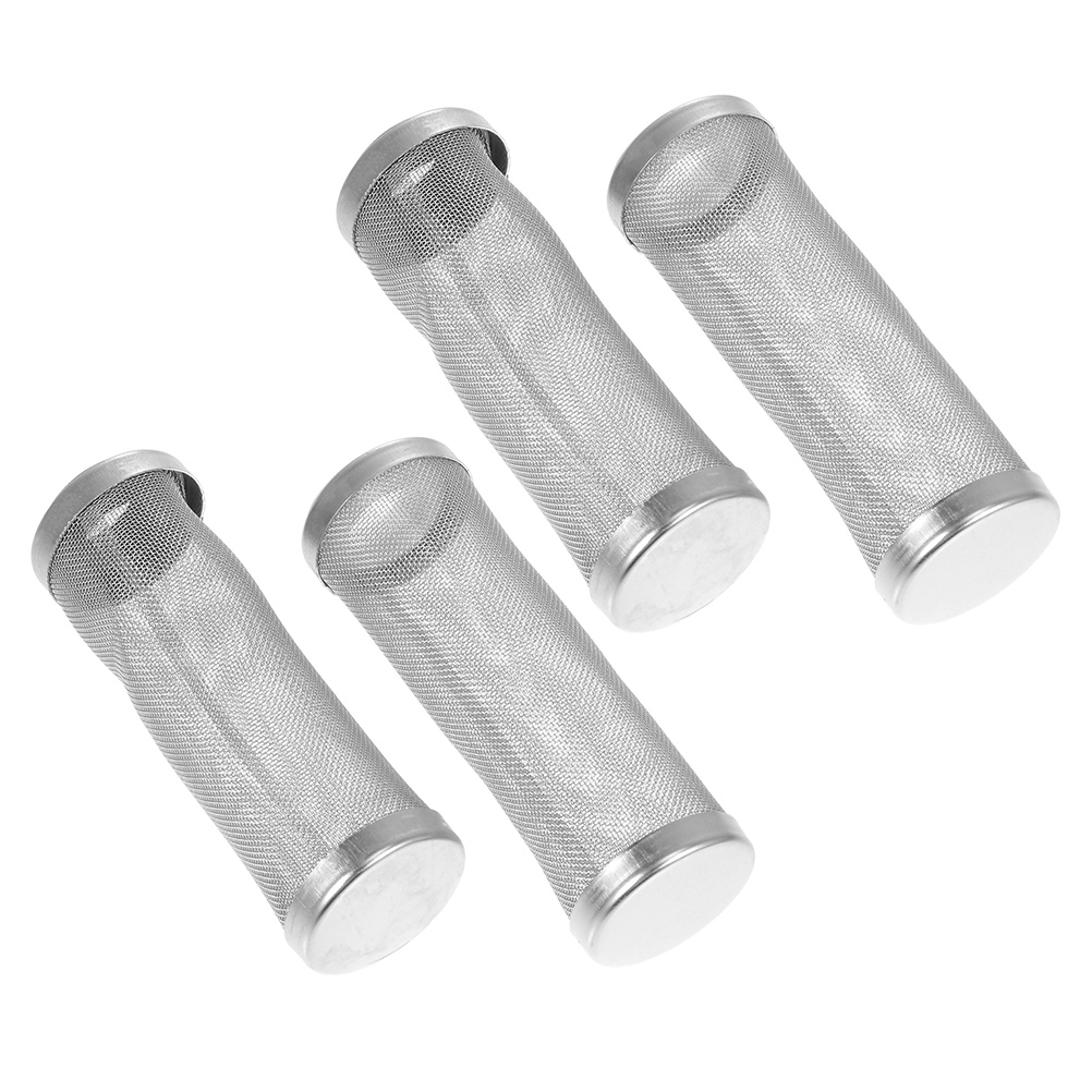 4 Pcs Filter Replaceable Aquarium Cover Professional Stainless Tank Water Case Household Fish Mesh Accessory