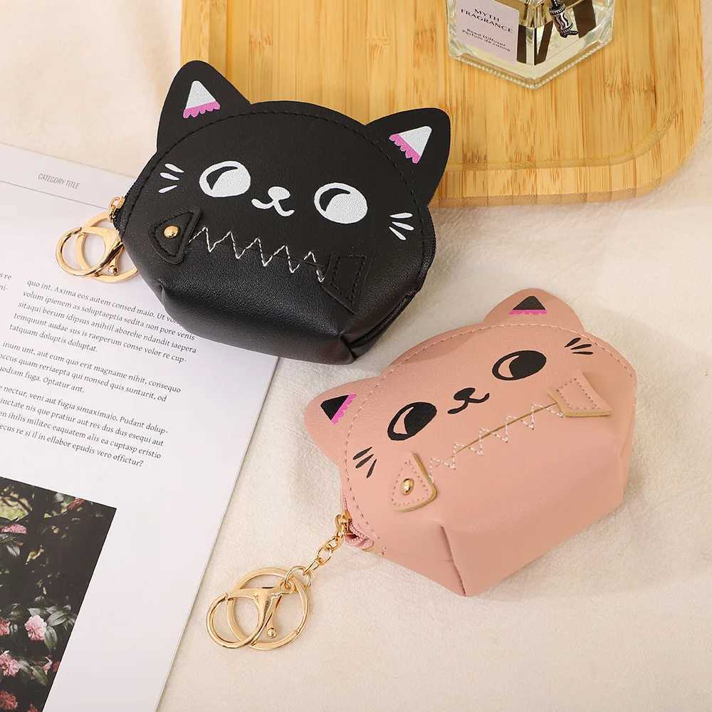 1pc Carto Coin Purse Cute Eats Fish Wallet Women Girls Change Purse Bag Mini Mey Coin Key Wallets Pouch GiftXJ241111