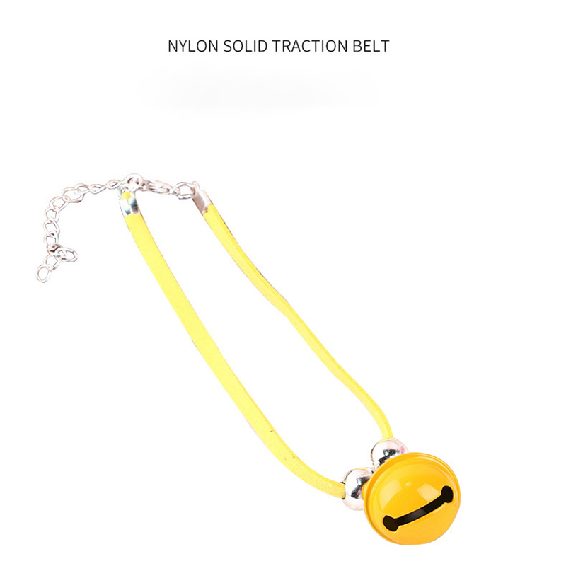 Pet Collars Handmade Painted Cat Dog Collar Necklace with Cute Bells for Puppies & Cat Outdoor Travel Kitten Collar Accessories