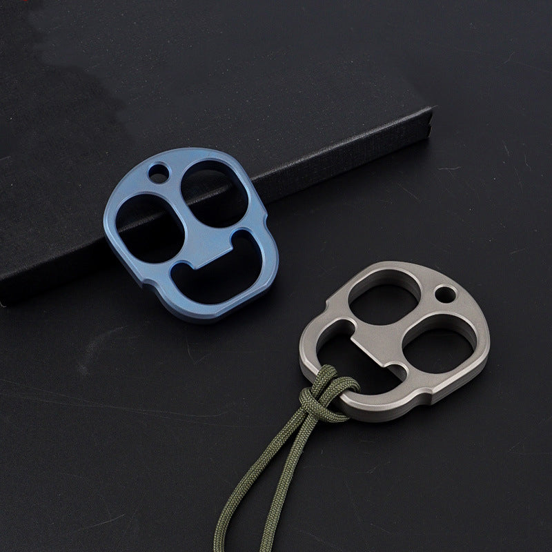 Mini Multifunctional Titanium Knuckle Multi-function Bottle Opening EDC Tool