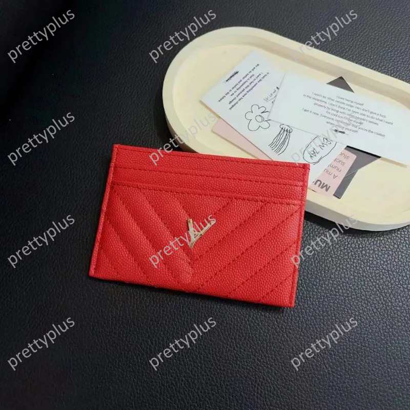 Classical Women Luxury CardHolder Ava Designer Wallet Id Card Coin Purses Leather Fashion Key Pouch Mens Card Holders Zippy Purses Chain Money Wallets Keychain