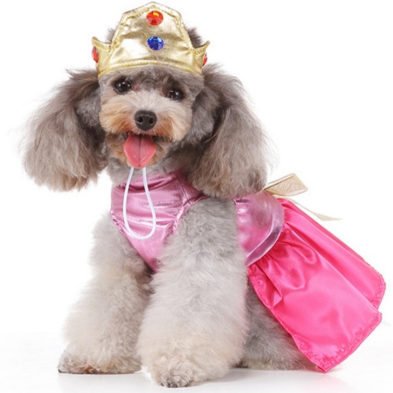 Summer Pet Princess Clothes Dog Dress Puppy Luxury Skirt Sweet Dog Clothes for Small Dogs Fancy Cat Dress Pet Floral Dog Skirt