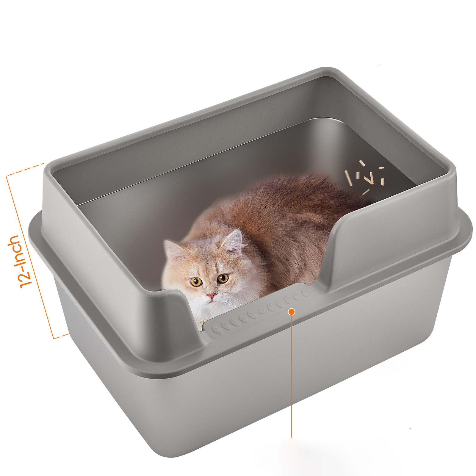 High Quality Buy Cleaning Stainless Steel Cat Toilet Box Litter Trays