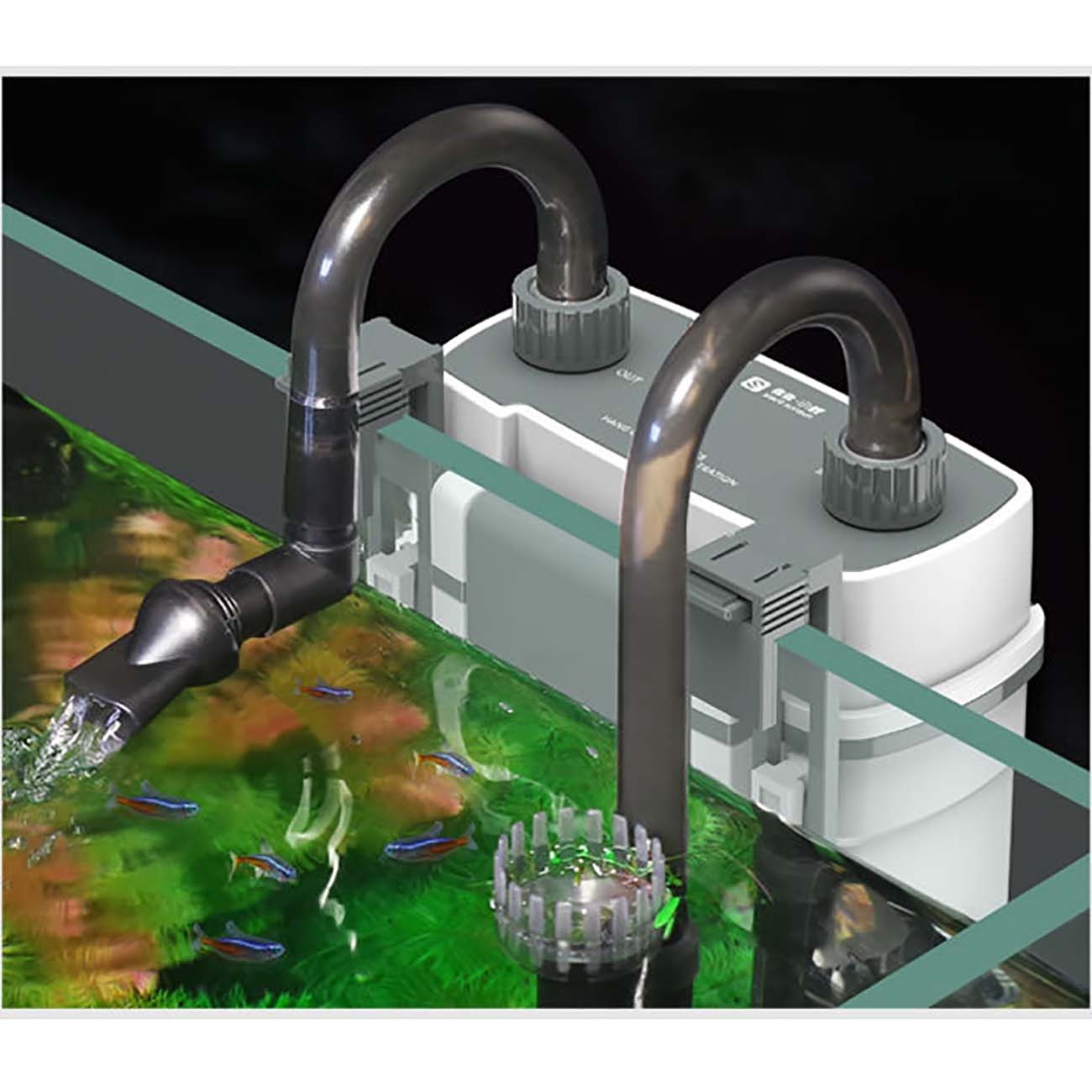 Fish Tank Filter 50HZ 7W XBL Series Aquarium Wall Mounted Filter Barrel External Fish Tank Small Silent Hang On Filter 220V