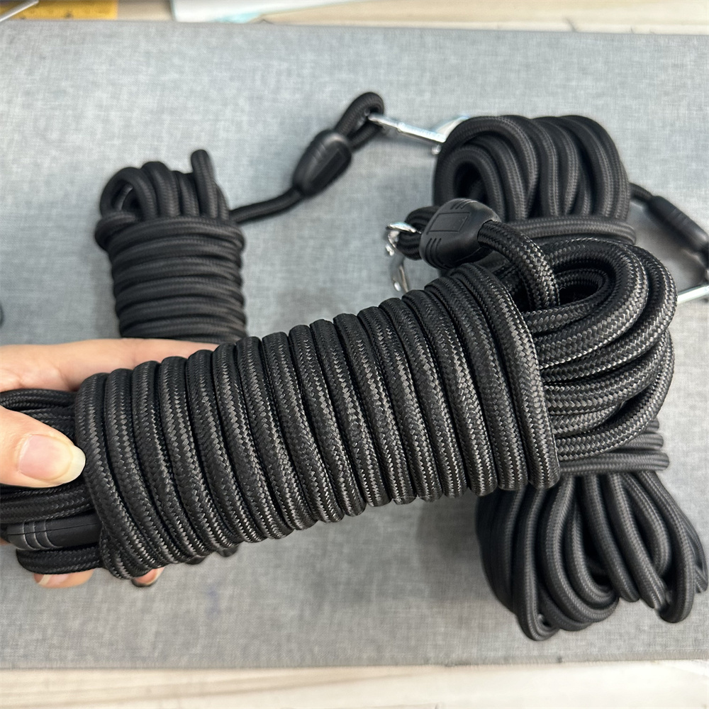 15FT/30FT/50FT Long Rope Training Dog Leash Heavy Duty Nylon Recall Pet Tracking Line for Small Medium Dog Pet Outside 5M/10M/15