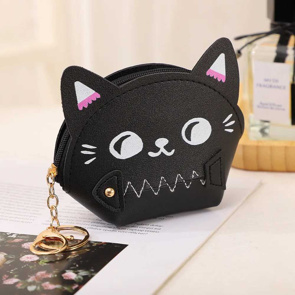 1pc Carto Coin Purse Cute Eats Fish Wallet Women Girls Change Purse Bag Mini Mey Coin Key Wallets Pouch GiftXJ241111
