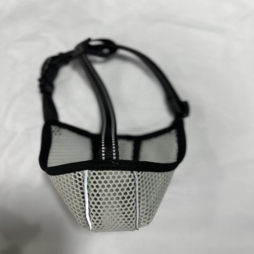 Anti-biting Dog Muzzle Buckle Adjustment Dog Muzzle Breathable Mesh Dog Muzzle for Medium Dogs Adjustable for Scavenging