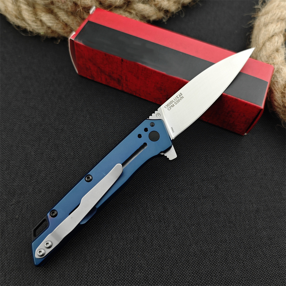Portable 1365 Misdirect Flipper Folding 2.9 BlackWashed Reverse Tanto Blade Stainless Steel Handles Outdoor Tactical EDC Pocket Knife 1660 3655 9000