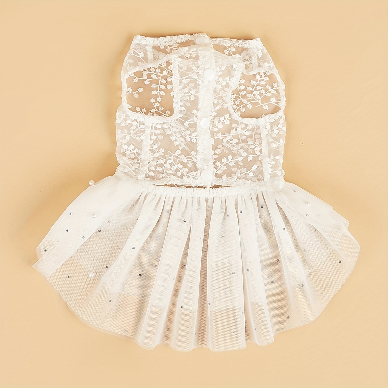 Dog Wedding Party Suit Summer Mesh Dress Suitable For Cats And Dogs H260130