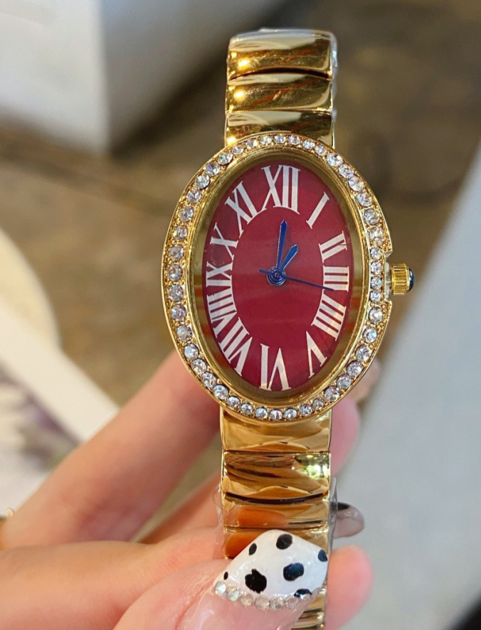 Luxury women Baignoire Watch Square tank Watches Designer Diamond Quartz Movement Stainless Steel Bracelet Sapphire Glass womens wristwatches #55